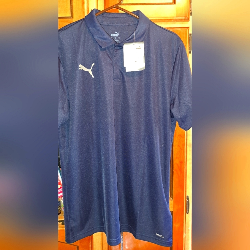 Men's NWT Puma Sports Top Dry Cell Moisture Management Size Med